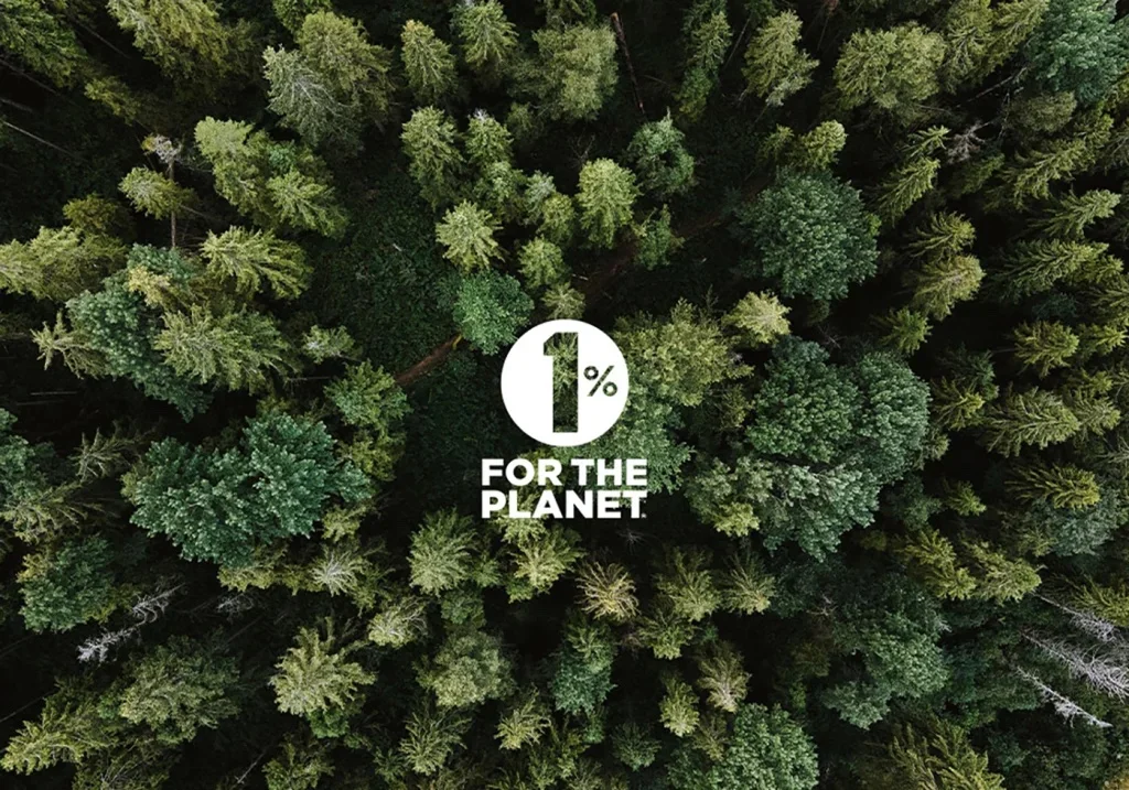 Onze engagement voor 1% for the Planet
